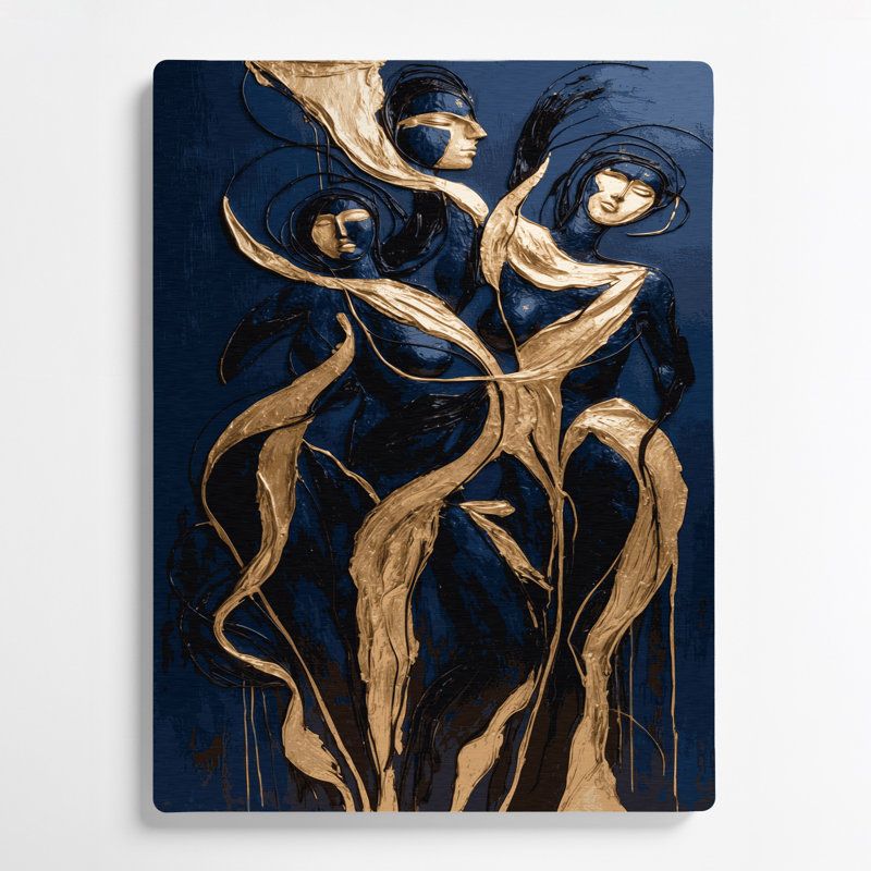 Art mural abstrait gris figuratif 67, H 12 po x l 18 po