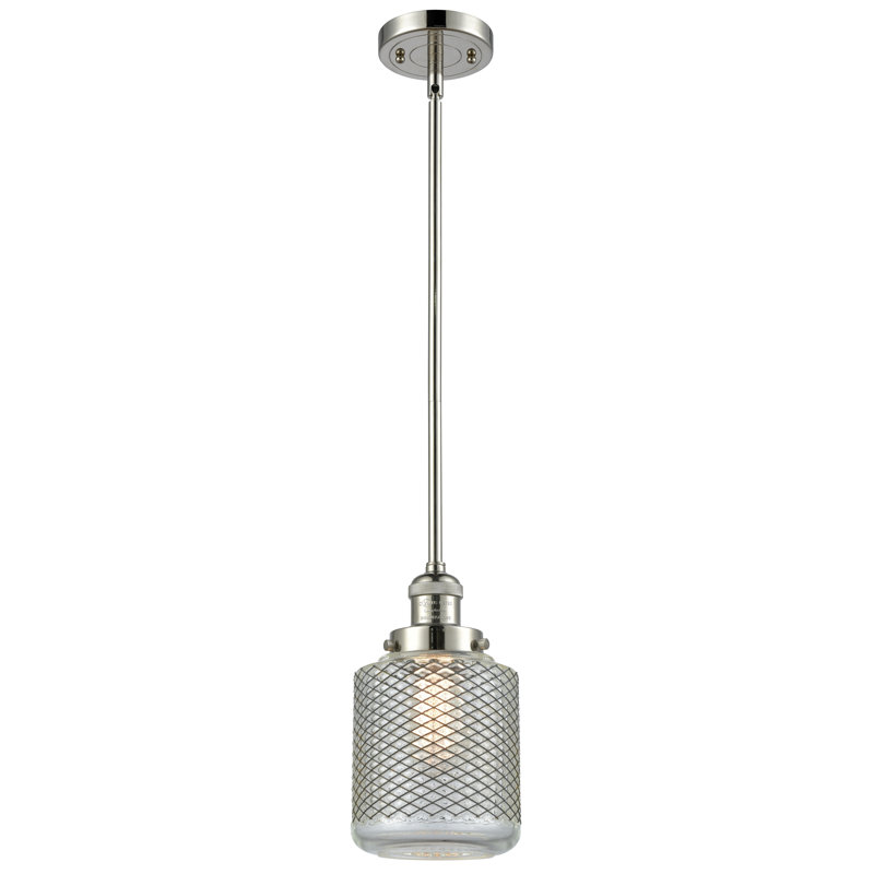 Iyana 1 - Light Single Pendant, Polished Nickel, No Bulb Included
