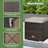 Brynjar Outdoor Ottoman with Cushion-104455567