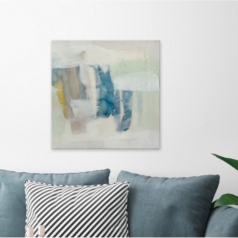 «Encaustic Window II», reproduction d'art sur toile encadrée, H 30 cm x l 30 cm x P 4 cm