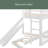Twin Over Twin Bunk Bed With Slide And Ladder