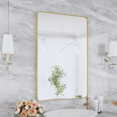 Miroir de salle de bain mural et d'angle Lesamuel