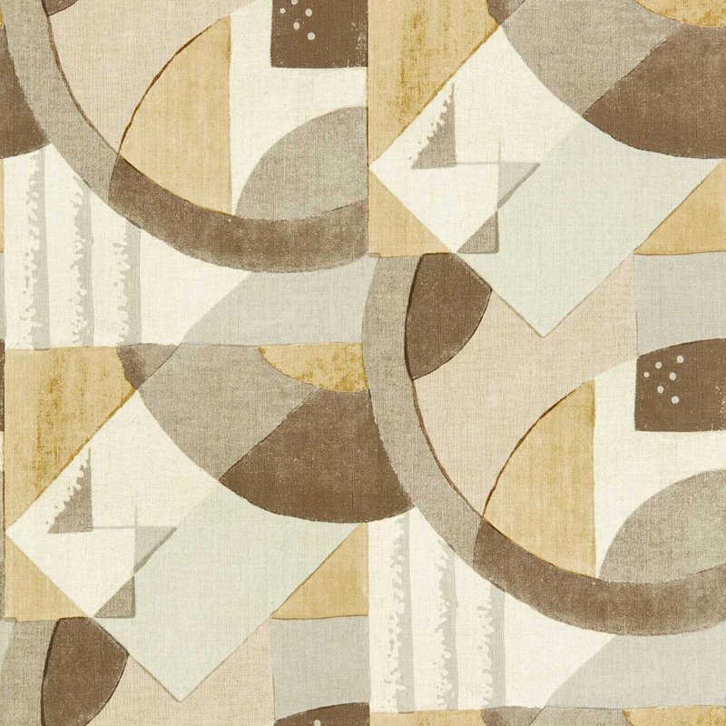 Abstract 1928 Wallpaper, Taupe