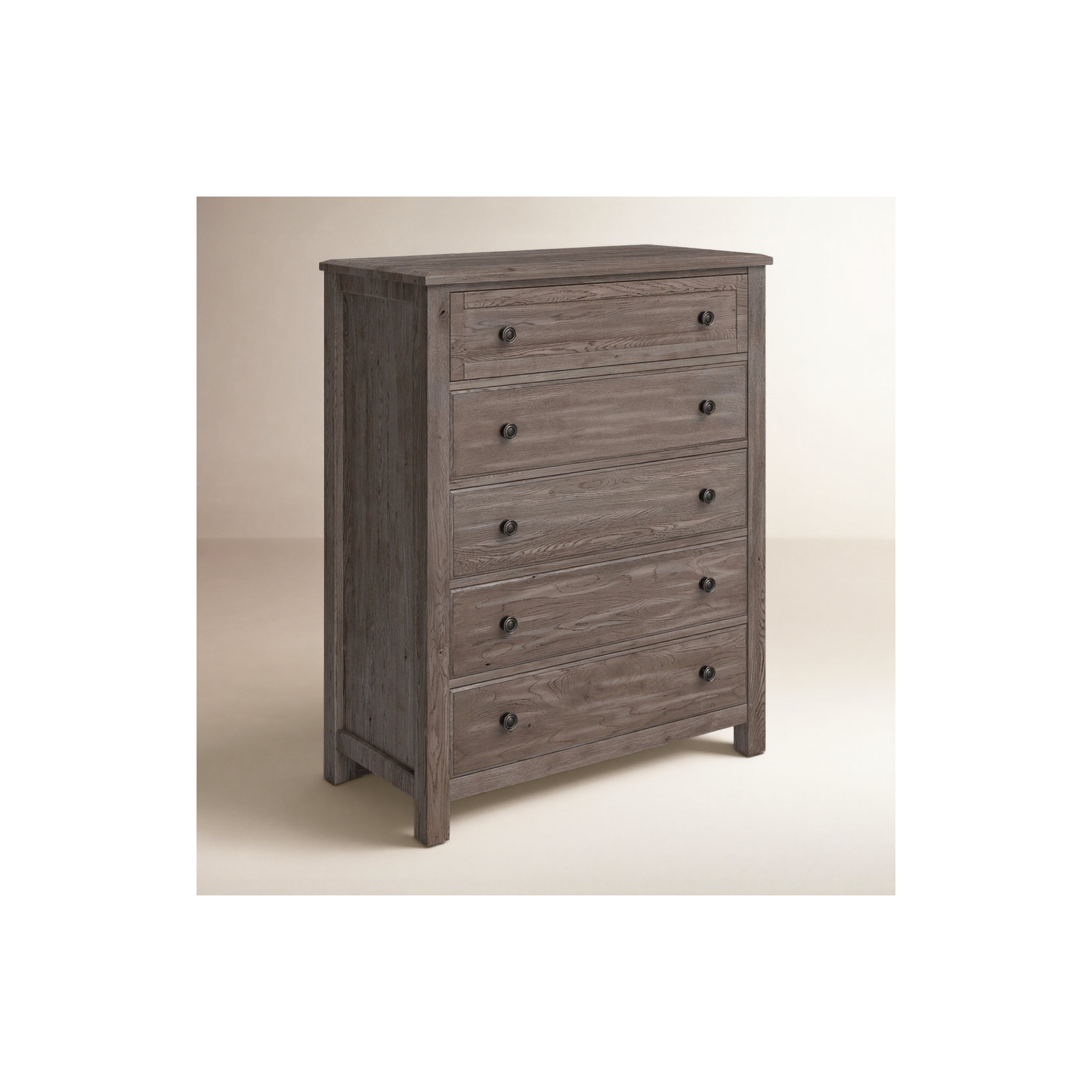 Lewin 5-Drawer Chest, Driftwood Gray