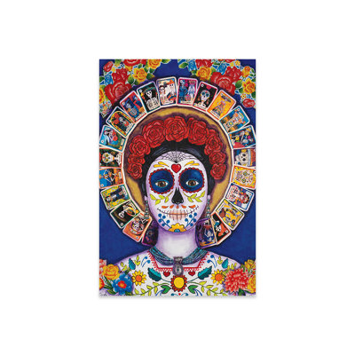 «Blue Loteria Lady», impression sans cadre