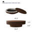 Table basse ovale avec rangement 47 po-1724468132