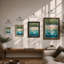 Vista Coastal - Framed Print-1224457409-1224457412
