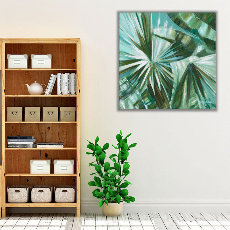 Verde Jungle - reproduction d'art sur toile, H 12 po x l 12 po