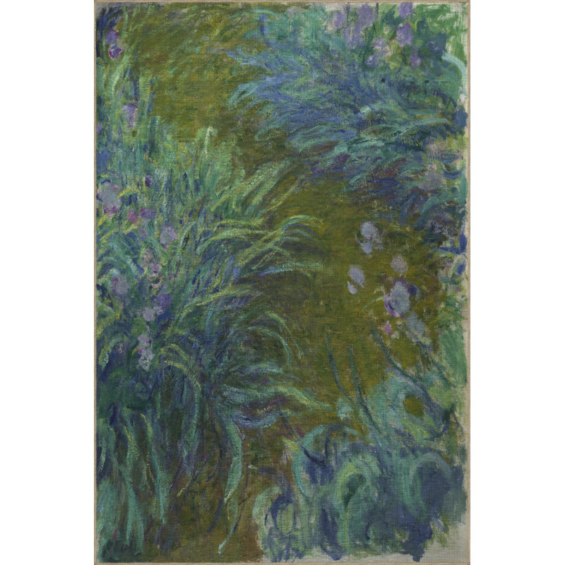 Waiel Floral Indoor / Outdoor Rug, Rectangle 4'4" x 6'3"