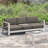 3 Seater Sofa With Metal Tray