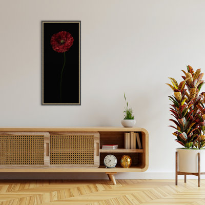 Long-stemmed by Lotte Gronkjar Wood Framed Wall Art Print