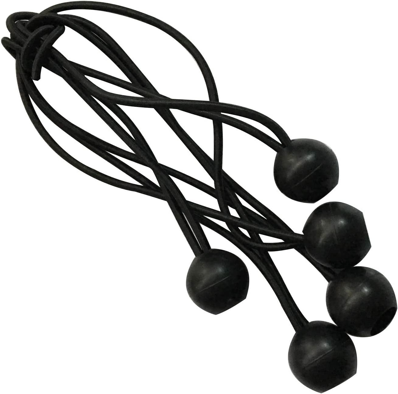 HGmart Reusable 6 inch 12pack Ball Bungee Canopy Tarp Tie Down Cord