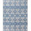 Bali Geometric Area Rug in Blue/Ivory-1522250972