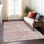 Tapis rose intérieur / extérieur lavable à la machine Claudian ACN1638-104240038