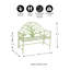 Banc de jardin Iron Mint