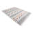 Rectangle Wagar Geometric Handmade Area Rug in Ivory/Black/Orange-52770425