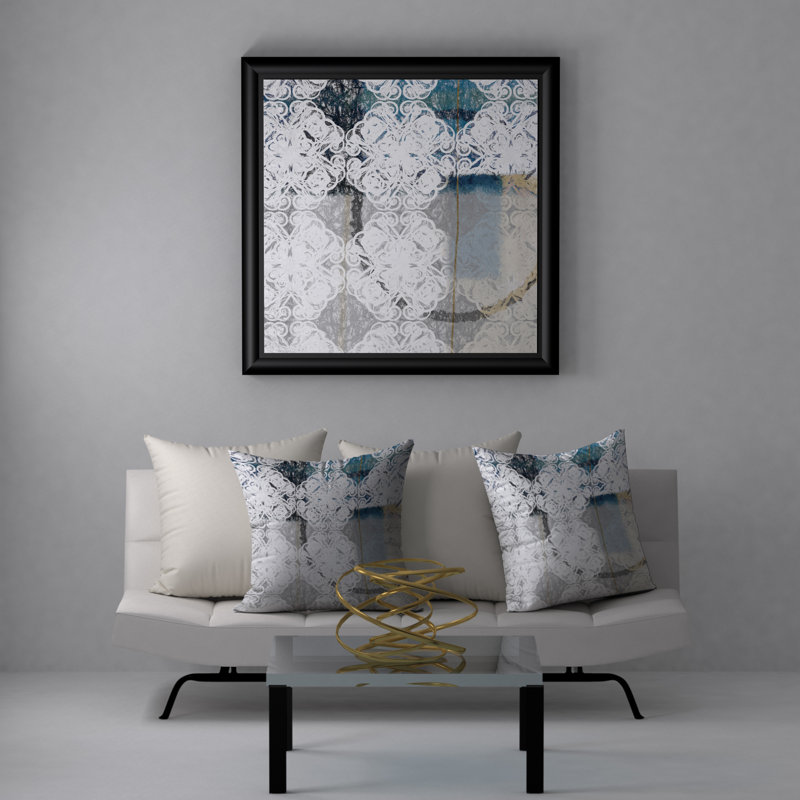 Housse de coussin carrée à tentons faciles à insérer, H 20 po x l 20 po