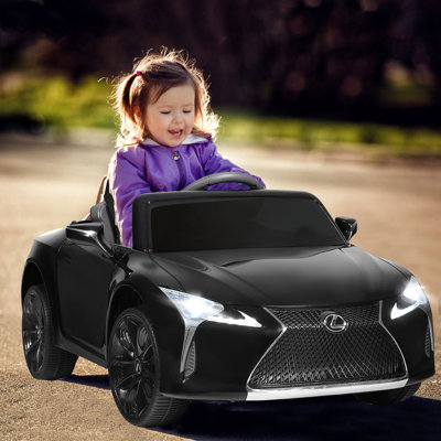 Topbuy Lexus Licensed Electric Kids Ride On Car With Remote Control Black
