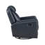 Modern Blue Swivel Glider Reclining Chair