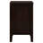 Garrett Cappuccino 2-Drawer Rectangular Nightstand