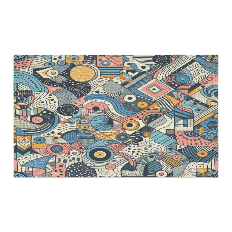 Tapis tressé Vibe Splash, Rectangulaire 3 pi x 5 pi