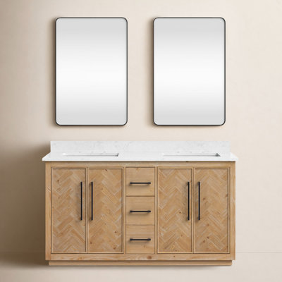 Eris 60'' Double Bathroom Vanity