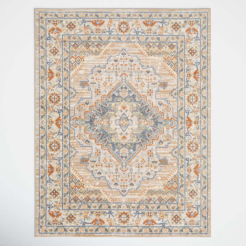 Benbow Washable Oriental Indoor Rug, Rectangle 2' x 3'
