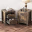 Table de chevet en bois Farmhouse