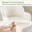 Upholstered Fabric Swivel Armchair