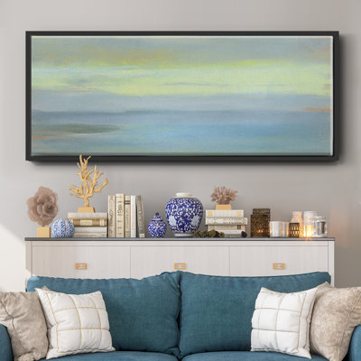 Marine Sunset- Framed Canvas