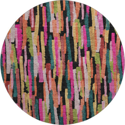 Premium Machine Washable Dahl AMF1079 Stripes Rug