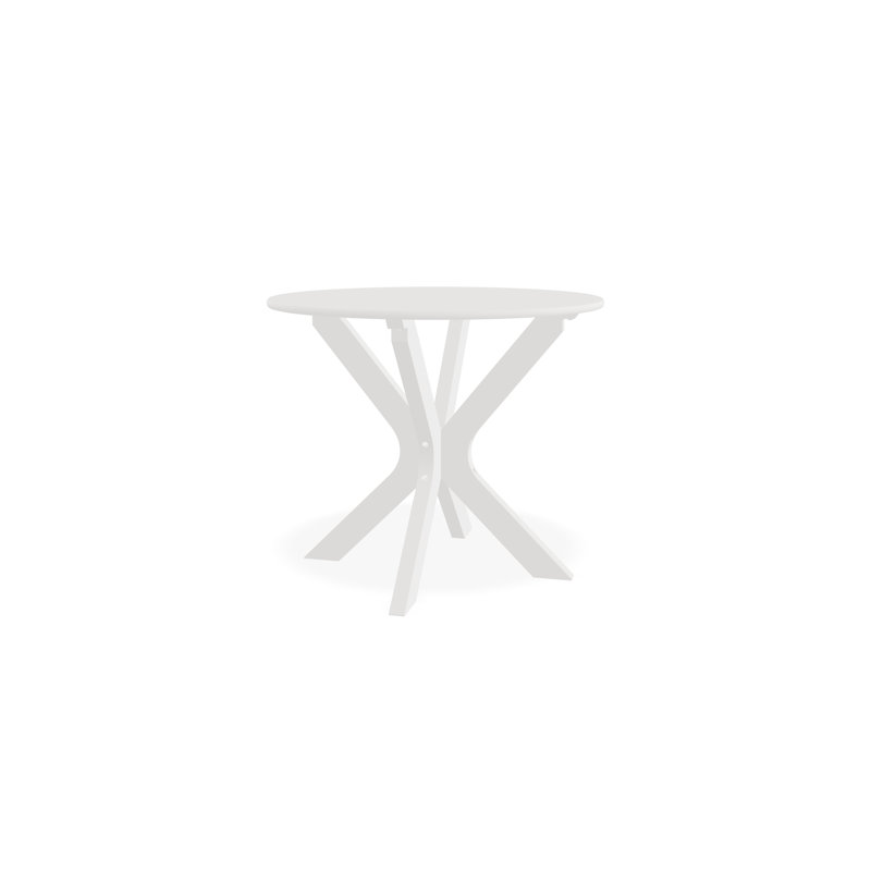 Table de bout d'extérieur 23 po, Brun / neige