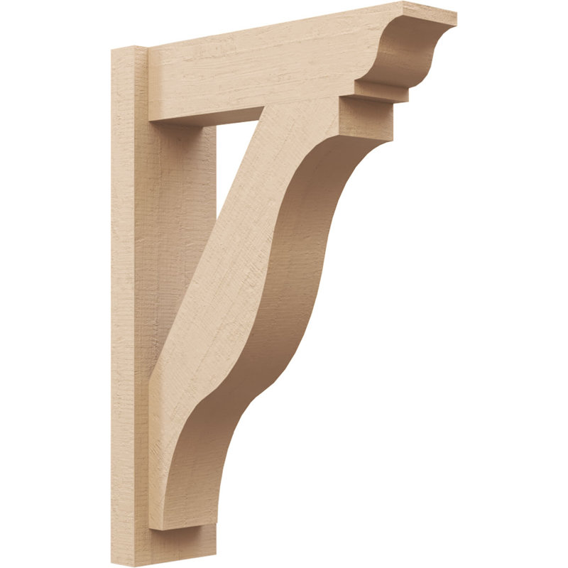 Figurine de style traditionnel en simili bois brut Timberthane, l 6 po x P 20 po x H 28 po, brun clair