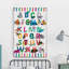 «Alphabet Jungle II», reproduction sur toile tendue-143063411