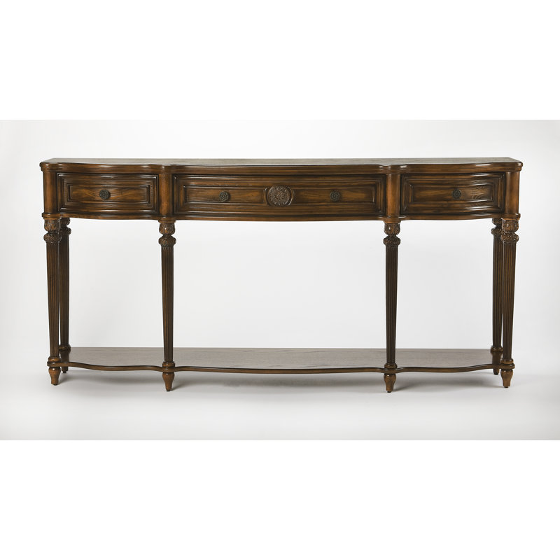 Peyton Console Table, Vintage Oak