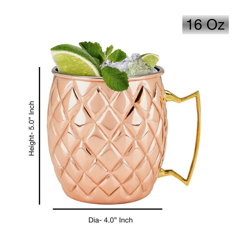 Grande tasse en acier inoxydable moscou mule Moylan