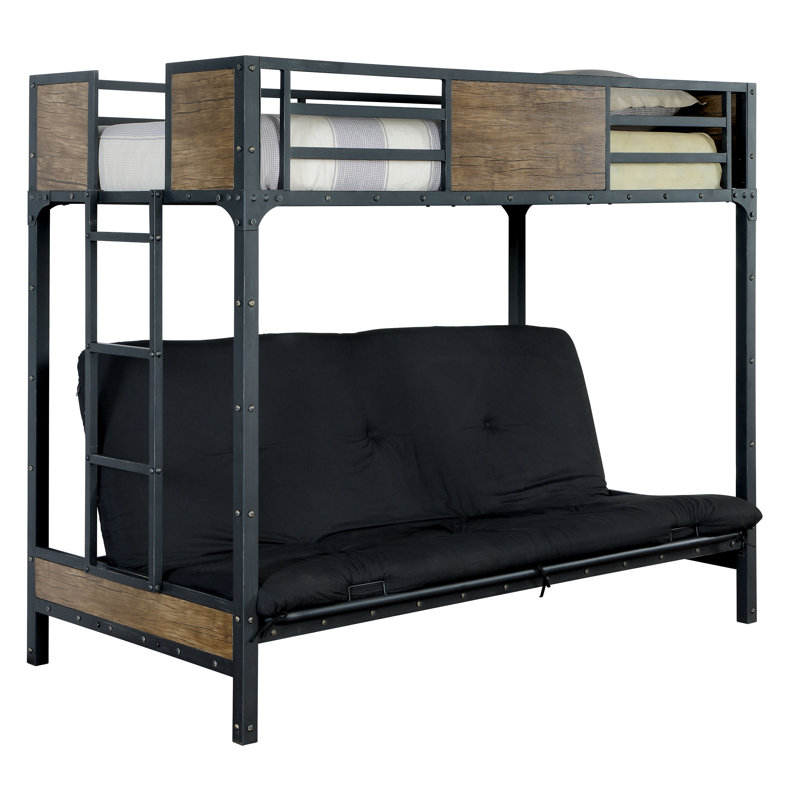 Bunk Bed with Built-in Ladder Included