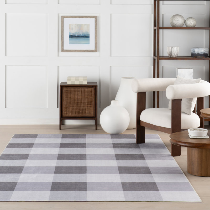 Harmoni SplashGuard Machine Washable Area Rug, Round 6'