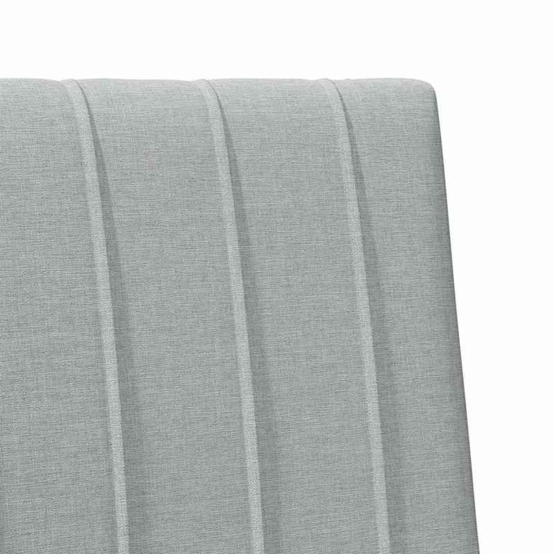 Solid Wood Headboard, Brown, Twin, Light Grey