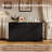 63'' Sideboard Buffet Cabinet With 4 Doors And 2 Drawers, Kitchen Sideboard-709945894