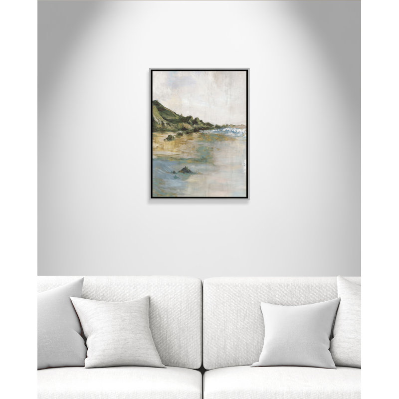 «Cordoba Tide’s Edge» par, Argent argent, H 25,5 po x l 19,5 po