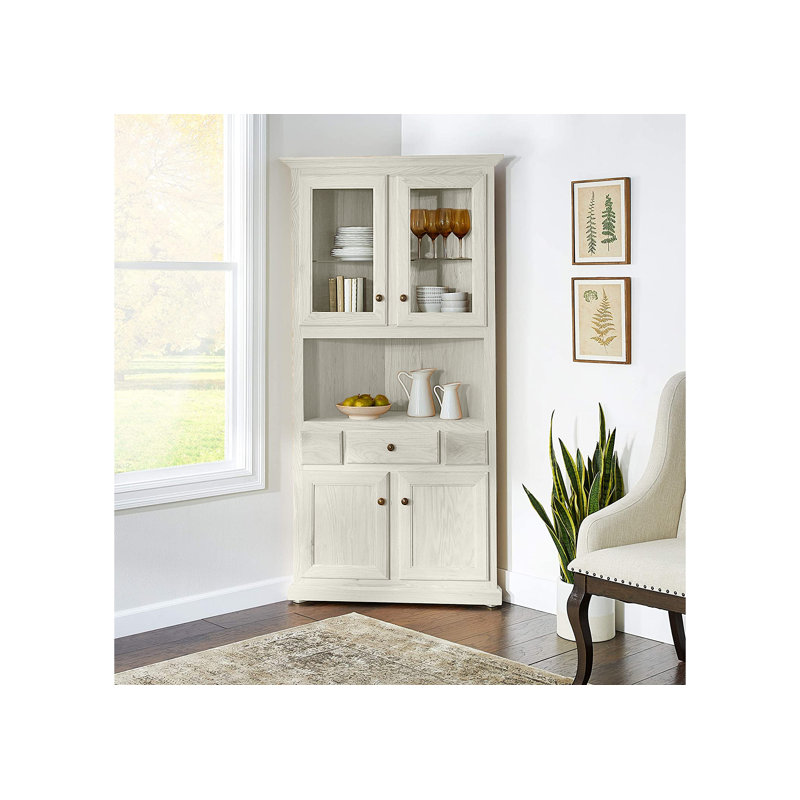 Buffet avec bahut Dhaani, Blanc doux