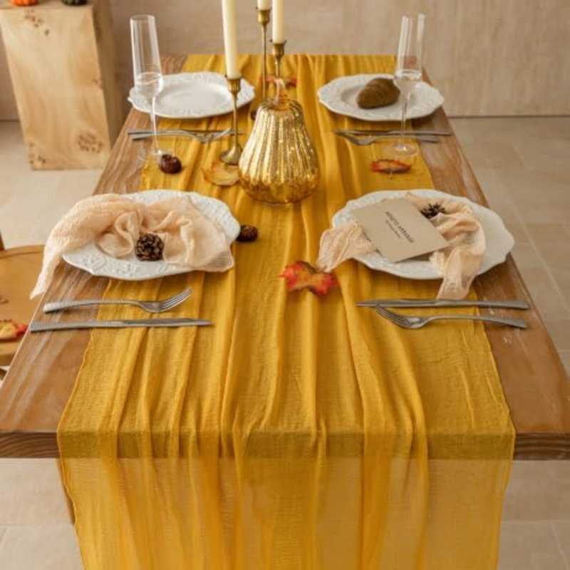 Chemin de table Fall Golden Golden