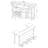 Rustic Oak Freestanding Home Bar