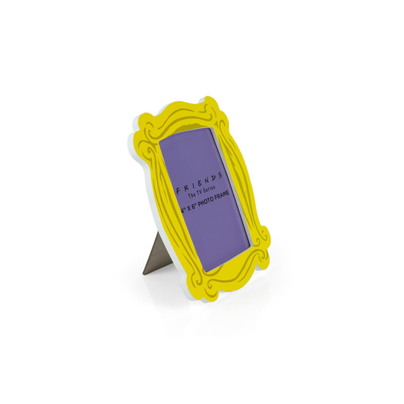 Yellow Wood Picture Frame with Mat