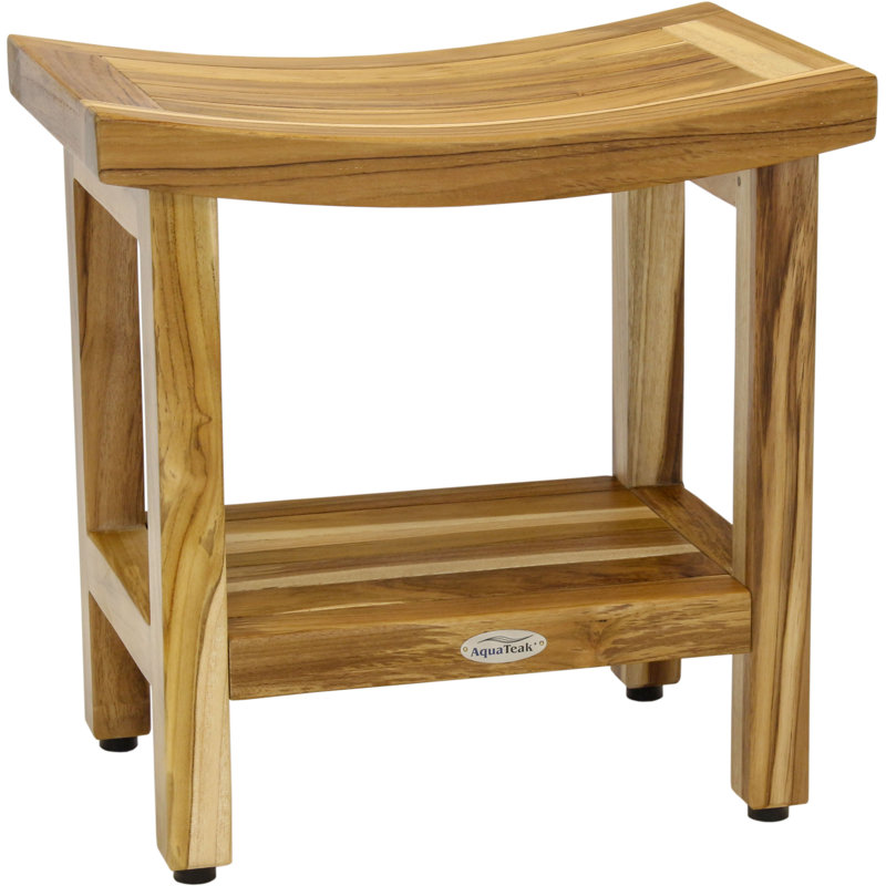 Sumba Shield Teak Shower Bench