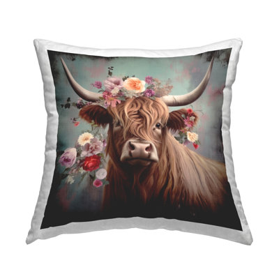 Floral Throw Pillow