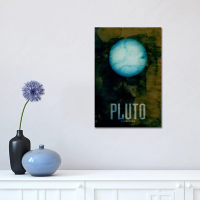 The Planet Pluto by Michael Tompsett - 1 Piece Wrapped Canvas Wall Art