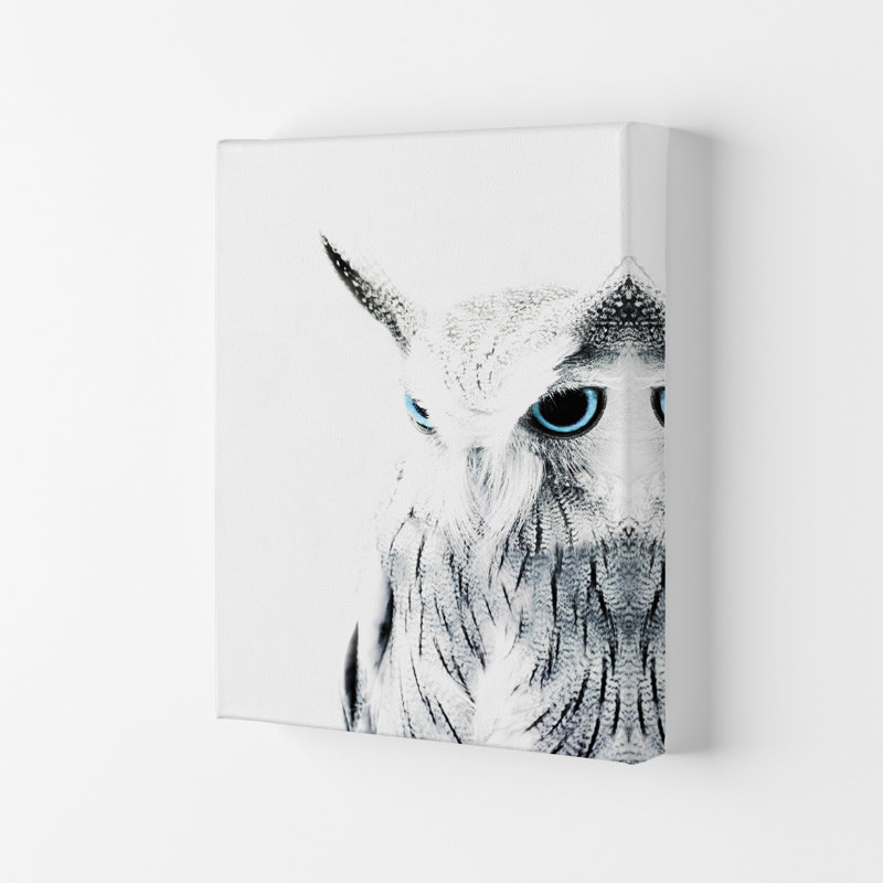 Owl I 1 Piece Wall Art, 29.7cm H x 21cm W x 4cm D, Wrapped Canvas