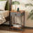 Alameen Fabric Drawer End Table Set Of 2, Metal Frame Side Tables With Storage-123100793